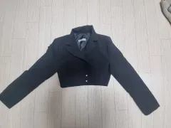 55サイズ) レディース カジュアル クロップド ジャケット ブラック ベージュ 2点 まとめ 出品