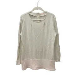 マックレガー マクレガー McGREGOR カットソー 切替 ニット 長袖 L ライトベージュ /MS