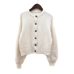 N.Natural Beauty Basic N.ナチュラルビューティーベーシック カーディガン ニット M 白 アイボリー /MN