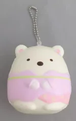 【中古】ぬいぐるみマスコット・ぬいぐるみバッジ しろくま スクイーズボールチェーン 「映画 すみっコぐらし 空の王国とふたりのコ くじ」 C賞