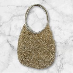 アンテプリマ ワイヤーバッグ ゴールド系 ハンドバッグ 上品 定番 