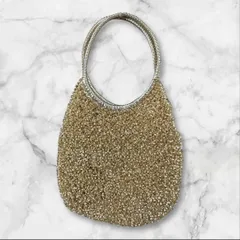 アンテプリマ ワイヤーバッグ ゴールド系 ハンドバッグ 上品 定番