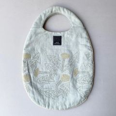 【美品】ミナペルホネン mina perhonen エッグバッグ 刺繍 鳥 minaperhonen-66c59bcb70c87.jpg