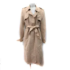 ザラ ベーシック ZARA BASIC チェスターコート フェイクスエード キャメル /YI