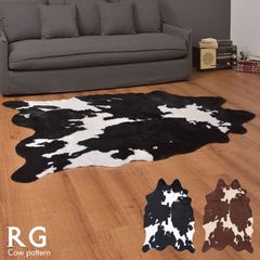 IKEA カウハイド 牛革 ラグ カーペット - メルカリ