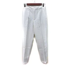 ジーユー GU スラックスパンツ S 白 ホワイト /YI ●RY