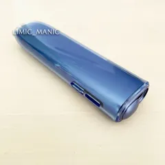 アイコス New イルマiワン専用 新型 IQOS ILUMAi ONE TPU製 ソフト やわらか カバー ケース 着せ替え 衝撃保護 クリア ブルー 青 青色 半透明