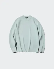 UNIQLO ウォッシャブルミラノリブ クルーネックセーター L