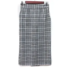 オペークドットクリップ OPAQUE.CLIP タイトスカート ロング チェック 38 M マルチカラー /YI