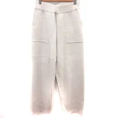 ニコアンド Niko and.. ニットパンツ ロング 3 ライトベージュ /RT