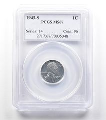 MS67 1987年 アメリカンシルバーイーグル PCGS インセインカラー *2343