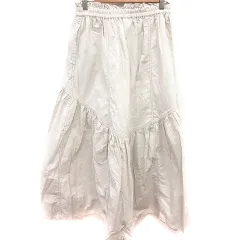 ニコアンド Niko and.. スカート フレア ロング F ライトベージュ /RT