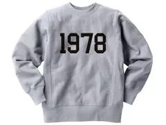 リバース縫製 サイドリブ 1978 SWEAT GRAY/グレー ヴィンテージ ビンテージ スウェット トレーナー カレッジプリント カレッジロゴ 大学 ナンバリング 数字 年代 1978年 昭和53年 usa 70s 70年代 アメカジ 古着