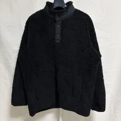 ユニクロ X ホワイトマウンテニアリング フリース スナップ プルオーバー / ブラック XL