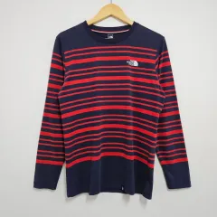 THE NORTH FACE ストライプ 長袖Tシャツ M