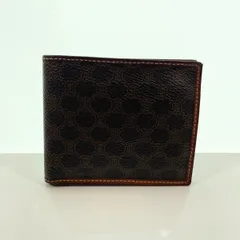 セリーヌ CELINE VINTAGE ヴィンテージ マカダム柄 2つ折り財布 B-123