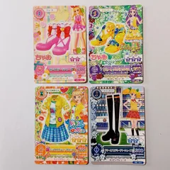 【プロモ】ピンクステージシューズ イエロームーンカクタスサンダル ミラクルカジュアルセット ドリームアカデミーサマーシュ 星宮いちご 冴草きい 神崎美月 夏樹みくる アイカツ！ Aikatsu！プロモ