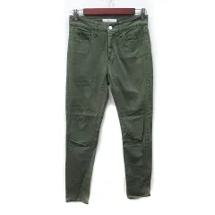 アズールベーシック AZUL basic スキニーパンツ S 緑 カーキ /YI