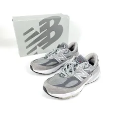 箱付　NEW　BALANCE　ニューバランス　2022　M990GL6　スニーカー　ランニングシューズ　28cm　USA製　990V6　ピッグスキンスエード　メッシュ　グレー