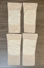 【訳あり】 膝ウォーマー レッグウォーマー ベージュ 2組セット カイロポケット付き 冷房対策 温活 ひざ 保温