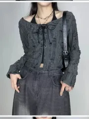 ヴィンテージYセット (S60175) 春新商品 カーディガン ノースリーブ セット ヴィンテージスタイル レイヤード