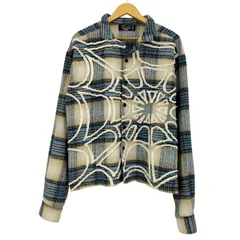 ユーズドフルギ USED古着 Vale Forever VALELIVES Spider Web Button Up Flannel メンズ import：L 