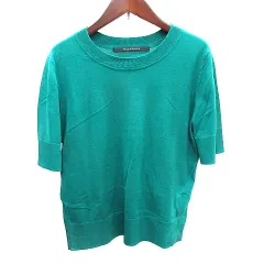 イェッカヴェッカ YECCA VECCA ニット カットソー 五分袖 F 緑 グリーン /AU