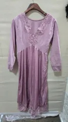 レース ロング スリップ ピンク ヴィンテージ ONE PIECE