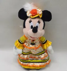 【中古】ぬいぐるみ ミニーマウス(イエロー×オレンジ/ミッキー＆カンパニー) ぬいぐるみバッジ 「ディズニー」 東京ディズニーランド限定