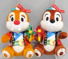 [중고] 봉제 인형 칩 & 데일 (2 체 세트 / 찬물! 서머 비트) 봉제 인형 배지 [디즈니 여름 축제 2018] 도쿄 디즈니 랜드 한정