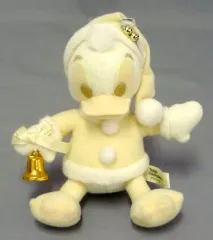 【中古】ぬいぐるみ ドナルド(ホワイト/サンタ/ベル) ぬいぐるみバッジ 「ディズニー」 東京ディズニーランド限定