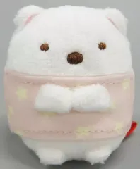 【中古】ぬいぐるみ しろくま(パジャマ) てのりぬいぐるみ 天体観測テーマ 「ユニクロ×すみっコぐらし ウルトラストレッチスウェットセット」 購入特典