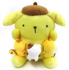 【中古】ぬいぐるみ ポムポムプリン(チームプリン) ぬいぐるみ 「サンリオキャラクターズ」