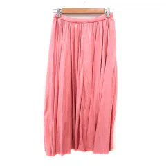 トランテアン ソン ドゥ モード 31 Sons de mode プリーツスカート ロング フェイクスエード 36 S ピンク /MN