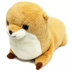 【中古】ぬいぐるみ カワウソ(ウォームアッシュ) くたふわカワウソゆったりBIGぬいぐるみ