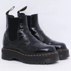 25cm相当 DR.MARTENS 2976 QUAD チェルシーブーツ UK6 ブラック 24687001