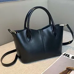 【国内配送】革バック100%レザーシンプルなデザイン本革肩掛けバッグトートバッグショルダーバッグ