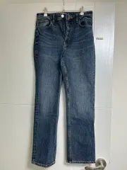 30 ZARA ザラ ストレート デニム (インディゴ/ブルー)