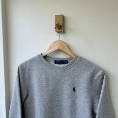 16021 - ポロラルフローレン グレー スウェット