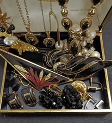 ゴールドアクセサリーまとめ売り　黒　G20