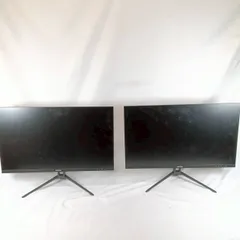 中古 IRIS OHYAMA (アイリスオーヤマ) 23.8インチ 液晶モニター DT-FF233S-B 2台 本体のみ 2023年製 動作未確認のサムネイル
