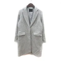 アーバンリサーチ URBAN RESEARCH チェスターコート ウール 総裏地 36 ライトグレー /MS