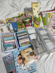 クレヨンしんちゃん メモ帳/ノート/自家製封筒/メモ用紙/IN/ステッカー まとめ売り