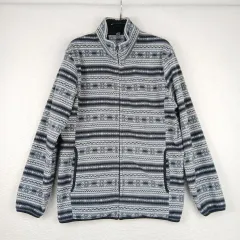 ユニクロ メンズ パータン フルフジップアップ フリース ジャケット (L)