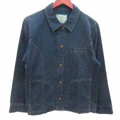 チャージ CHARGE デニムジャケット ジージャン Gジャン 長袖 L インディゴ /YK