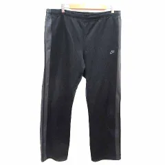 ナイキ NIKE スポーツウェア パンツ ジャージ ライン L 黒 ブラック /YK