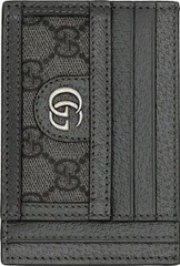 名刺入れ グッチ 革 12×8×1cm イタリア製 グレー色 GUCCI bowl 719Q8732018UULBN1244