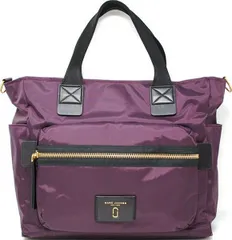 トートバッグ マークジェイコブス ナイロン 39×33.5×18cm パープル色 MARC JACOBS bowl 6150QM0012701571