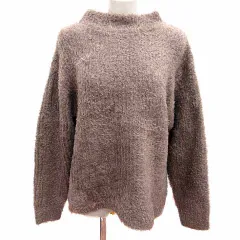 ユナイテッドアローズ A DAY IN THE LIFE UNITED ARROWS ニット セーター ハイネック 長袖 茶 ブラウン /YK