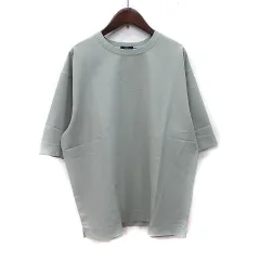 ITEMS URBANRESEARCH アイテムズ アーバンリサーチ シャツ プルオーバー 半袖 M 緑 カーキ /YI